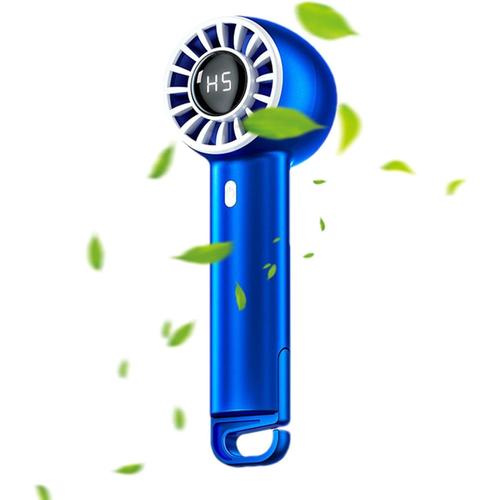Bleu Gnrique Petit ventilateur de voyage turbo, ventilateur turbo portatif - Ventilateur de refroidissement rechargeable | Mini ventilateur portatif silencieux, ventilateur lectrique de