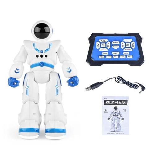 Bleu - Robot Tlcommand 2.4ghz, Jouet ducatif  Induction De Geste, Version Anglaise, Robot Vectoriel Programmable Pour Enfants