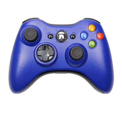 Bleu Sans Fil - 2.4g Wireless Controller For Microsoft Xbox 360 Gamepad With Pc Wireless Receiver Remote Controle For Xbox 360 Game Joystick