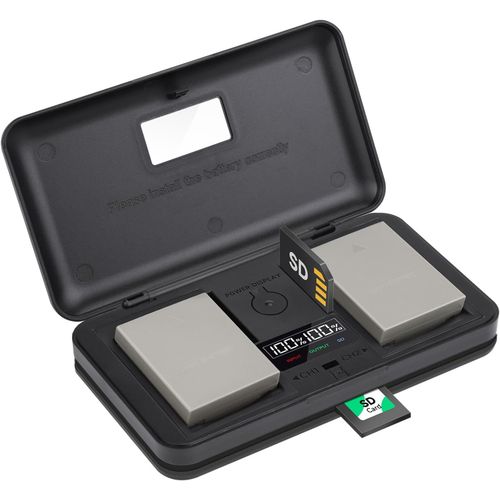 BLN-1 Chargeur de Batterie -LCD Chargeur de Batterie Rapide pour Olympus BLN-1 Om-D E-M1, Om-D E-M5, Pen E-P5, M-D E-M5 M2 (Batterie Non Inclue).[V985]