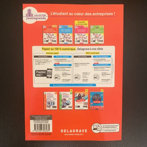 Dvelopper La Relation Client Et Assurer La Vente Conseil Bts Mco 1re Et 2e Annes Bloc 1 - Livre Du Professeur   de Abdat Farid  Format Beau livre 