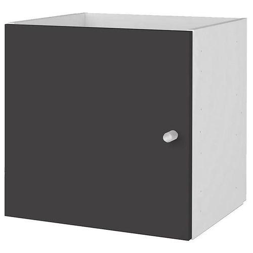 Bloc Avec Porte Pour tagre Cube Goodhome Mixxit Anthracite
