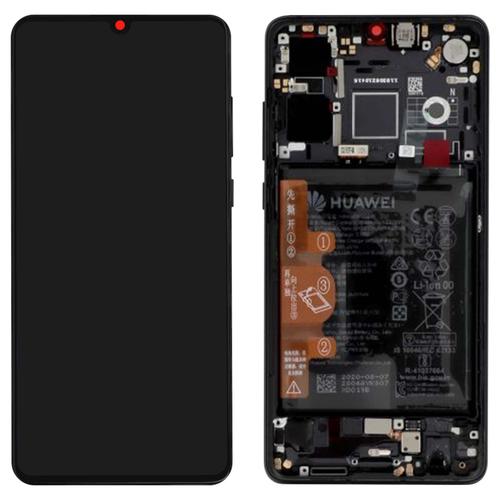 Bloc Complet Huawei P30 cran LCD Tactile Batterie 3650mAh Original Noir