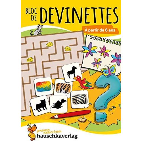 Bloc De Casse-Ttes Et Livre Activite 6 Ans : Des nigmes Colores Pour La Maternelle - Cahier Activite 5 Ans Labyrinthe, Sudoku, Etc Pour Stimuler La Concentration Et La Pense Logique    Format Broch 