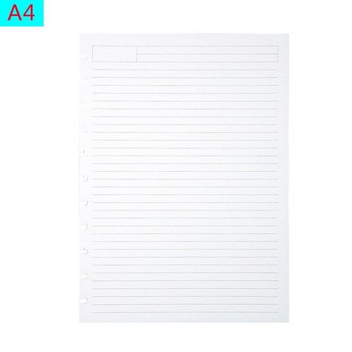 Bloc-Notes A4  Feuille Lche Pour Trou De Champignon, Bloc-Notes Ddi  La Ligne Horizontale Vierge 3 Formats, criture De Dentelle  L'intrieur De La Page, Reliure  Faire Soi-Mme