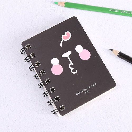 Bloc-Notes A7 En Forme De Chat, 1 Pice, Mini Spiral, Bloc-Notes  Bobine Crative, Portable, Pour Journal Intime, Fournitures De Papeterie Pour tudiants