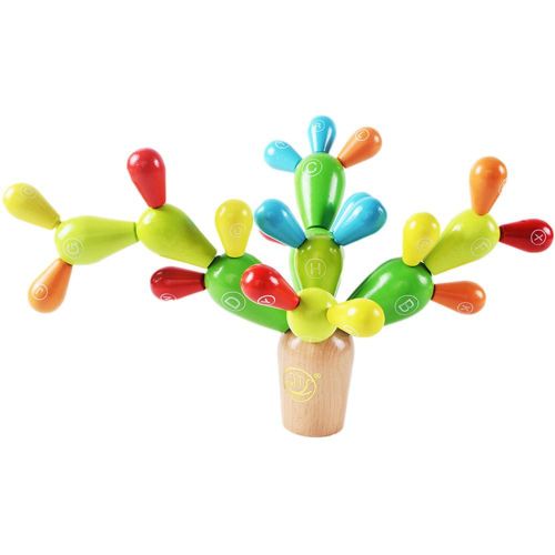Blocs De Construction  Empiler En Bois Pour Bb, Jouet  Empiler Pour Bb, Entranement  L'quilibre, Puzzle Cactus, Jouet ducatif, Arbre  Assembler