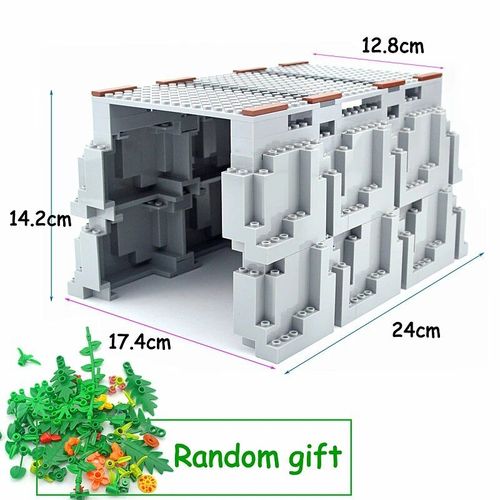 Blocs De Construction De Chemin De Fer Pour Enfants,Rails Urbains,Modle En Briques,Interrupteur Droit Incurv,Souple Et Flexible,Jouets Pour Enfants - Type Train Tunnel 1set