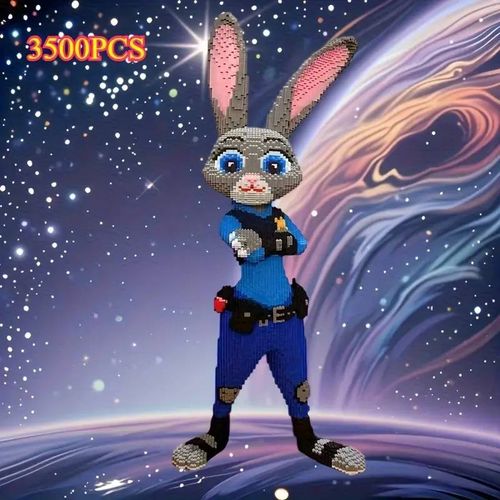 Blocs De Construction Disney Judy 3500 Pices  Jouet Cratif ducatif, Cadeau Anniversaire Ado 14+, Dco Chambre Animation