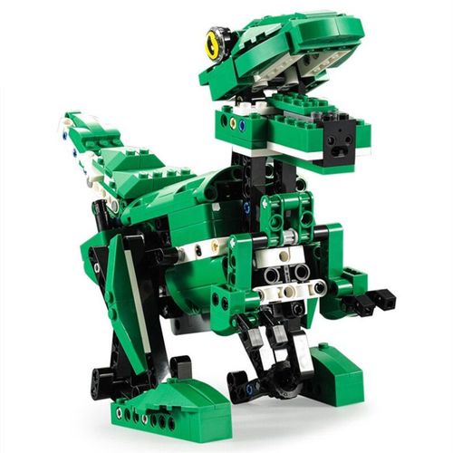 Blocs De Construction lectriques, Modle Crocodile Dinosaure, Cration Technique Acousto-Optique, Induction, Tlcommande, Jouet Pour Enfants, Cadeau