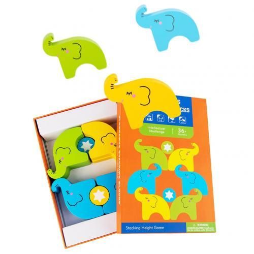 Blocs De Construction lphant Pour Enfants, Jeu D'quilibre,  Empiler, Puzzle ducatif Prcoce, Dveloppement De L'Intelligence, Loisirs, 2021