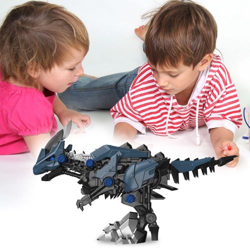 Blocs De Construction En Forme De Dinosaure lectrique Pour Enfants, Briques  Assembler, Jouet Robot Tyrannosaure, Cadeau ducatif Idal