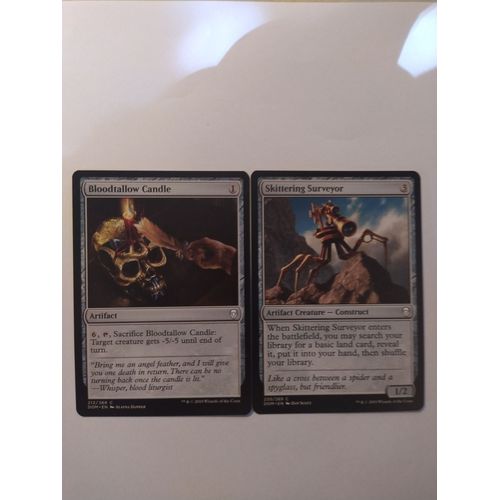 Bloodtallow Candle // Chandelle De Suif De Sang (Dominaria) + Skittering Surveyor // Arpenteur Jaillissant (Dominaria)