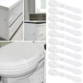 Bloque Porte Bebe Verrouillage Securite Pour Bebe Et Enfants Sur Placard Armoires Tiroirs Fours Refrigerateurs Paquet De 10 Blanc Rakuten