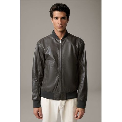 Blouson En Cuir Meltvin, Vert Fonc