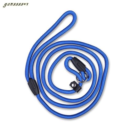 Blue-L -Laisse En Nylon Pour Chien De Haute Qualit, Rglable, Laisse Pour Chien De Compagnie, Corde De Traction, Collier De Harnais