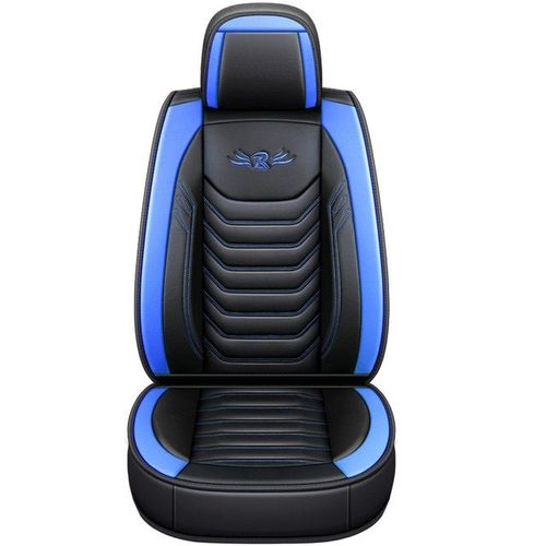 Blue Universel Luxe Sige Auto En Cuir Synthtique Polyurthane Housse Coussin Protecteur Tapis Antidrapant Impermable Pour Lada Vesta Pour Ford Focus Pour Hyundai