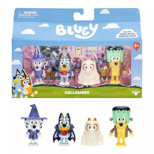 Bluey - Figures 4 Pk, - Halloween (90266)