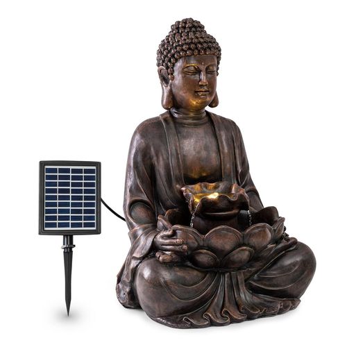 Blumfeldt Dharma Fontaine Solaire Led 48 X 72 X 41 Cm (Wxhxd) Polyresin