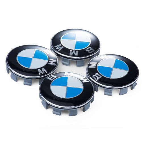 Bmw Logo Bleu Blanc 68 Mm Cache-Moyeux Roue Capuchons Couvercle De Jante De Kit Complet Embouts Series 1 3 4 5 6 7 8 X1 X3 X4 X5 X6 Z3 Z4