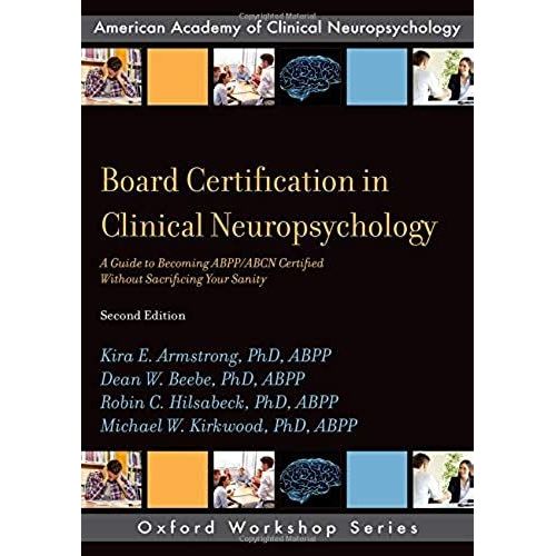 Board Certification In Clinical Neuropsychology    Format Broch 