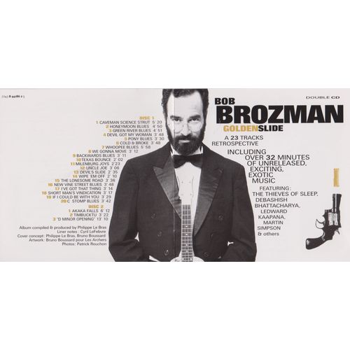 Bob Brozman - Goldensilde A 23 Tracks Restropective - Double Cd - The Thieves Of Sleep -Debashish - Bhattacharya