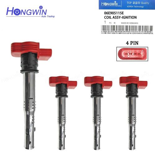Bobine D'allumage,Pack Pour Audi A3 A4 A5 R8 8p Quattro Vw Cc Golf Gti 2.0l 3.0l 3.2l V6 V8 Fsi - Type 4pcs