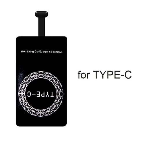 Bobine De Charge Sans Fil Pour Android, Chargeur Rcepteur, Patch  Induction De Type C, Iphone 5, 5s, Se, 6, 6s, 6plus, 7 Plus, Qi