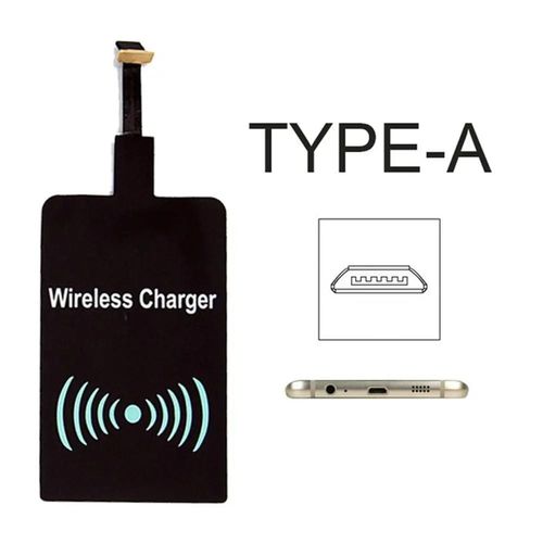 Bobine De Charge Sans Fil Pour Android, Chargeur Rcepteur, Patch  Induction De Type C, Iphone 5, 5s, Se, 6, 6s, 6plus, 7 Plus, Qi