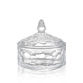 Bocal de rangement en verre multicouche pour bijoux, élégant contenant  Transparent pour sucre, café, cristal, organisateur ménager en verre
