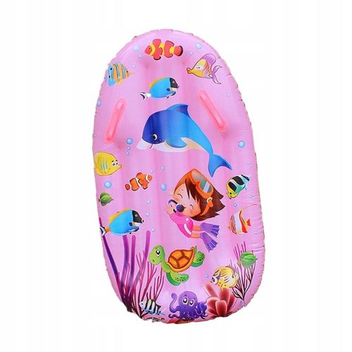 Bodyboard Gonflable Pour Enfants, Planche De Surf Flottante Pour La Plage, Rose