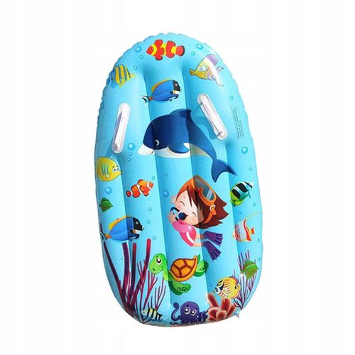 Bodyboard Gonflable Pour Enfants, Planche De Surf Gonflable Pour L't, Natation, Bleu