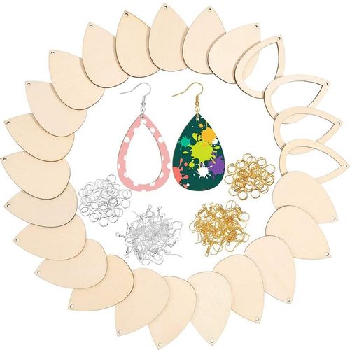 Bois Boucles D'oreilles Breloques Inachev Goutte D'eau Boucles D'oreilles Larme Boucle D'oreille Pendentif Rsultats Pour Les Femmes Boucles D'oreilles Bricolage Faisant 100p