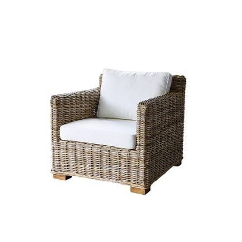 Bois Dessus Bois Dessous - Fauteuil De Jardin En Kubu Naturelmusa  - Naturel