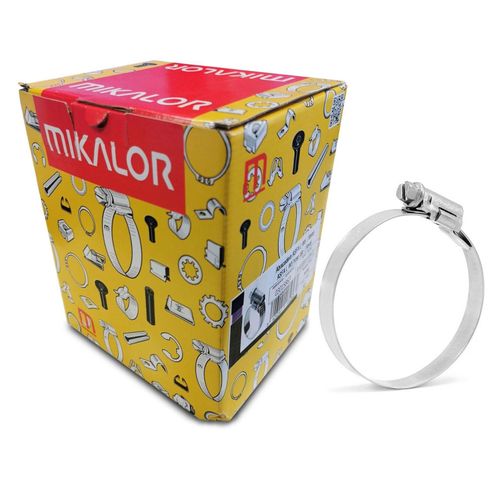 Bote 50 Colliers De Durite Mikalor - Serrage 70-90 Mm - Inox 316 W5
