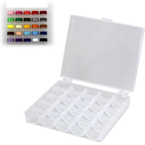 Bote  Bobines Vide En Plastique  25 Compartiments Pour Bobines De Machine  Coudre, Accessoires De Machine  Coudre, Accessoires De Machine  Coudre, Accessoires De Couture Pour Machine  Coudre