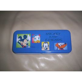 JEWEDECO 1 Boîte à Crayons Rectangulaire En Métal Givré Avec