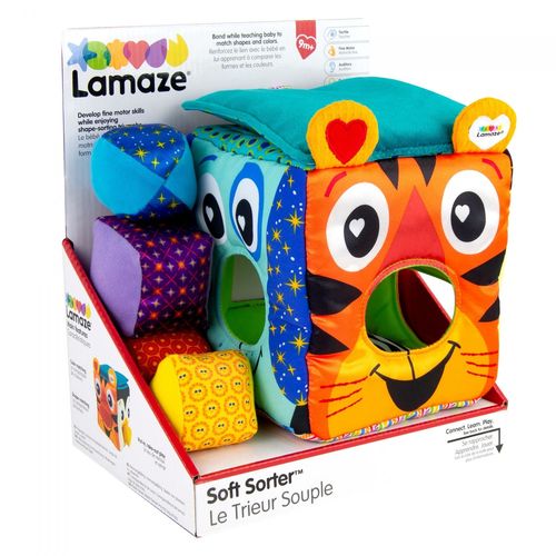 Le Premier Age - Lamaze Boite  Formes En Tissu - Animaux