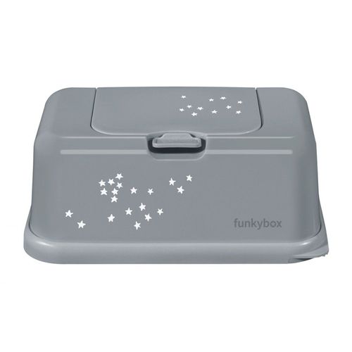 Bote  Lingettes Gris Petites toiles Blanches - Suavinex