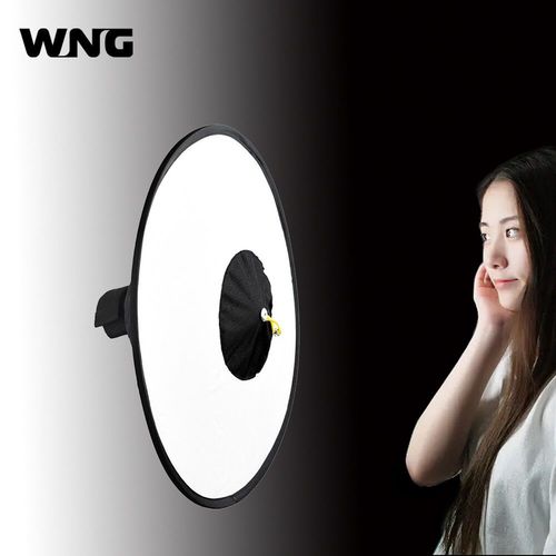 Bote  lumire ronde pliable Portable de 44cm,plat de beaut,diffuseur Speedlite pour appareil photo,prise de vue Macro