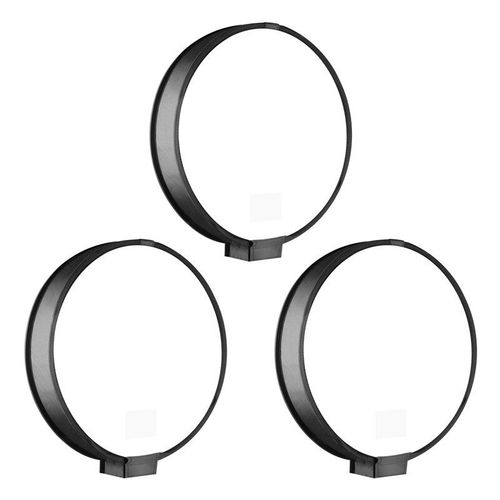Bote  lumire ronde universelle Portable de 40Cm, 3 pices, diffuseur Flash sur le dessus, bote  lumire pour appareil photo