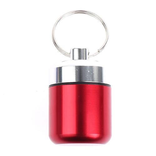 Bote  Pilules En Aluminium tanche, tui Porte Bouteille, Conteneur 42*27mm