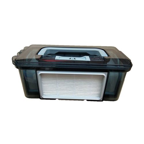 Bote  poussire avec filtre HEPA, cadre avec joints en caoutchouc, filet de pr-filtre pour aspirateur robot Proscenic 790T, accessoires de rechange, bac  poussire