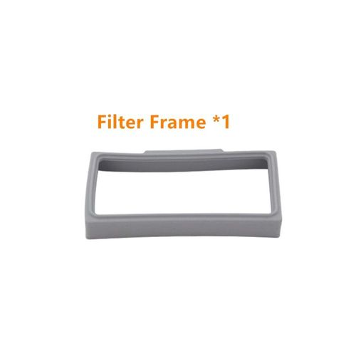 Bote  poussire avec filtre HEPA, cadre avec joints en caoutchouc, filet de pr-filtre pour aspirateur robot Vileda VR 302, accessoires de rechange, bac  poussire