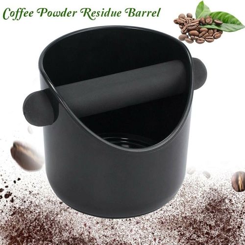 Bote  Rsidus De Poudre De Caf Bol Profond Noir Antidrapant Amovible Barre De Frappe Marc De Machine  Caf Recyclage Ensemble De Caf Seau