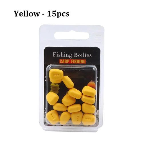 Bote D'appts De Pche  La Carpe,Faux Appts Artificiels,Flottabilit Flottante,Bouillette Pop-Up Pour Carpe,Accessoires De Mangeoire  Cheveux - Type Yellow #B