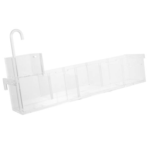 Bote D'gouttage Propre, Bote D'gouttage Multifonctionnelle, Rectangulaire, Montage Mural, Accessoires D'aquarium Externes, Oxygnation Transparente, 1 Paquet