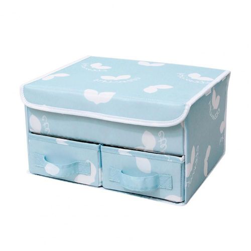 Bote De Rangement Pliable Pour Sous-Vtements, Soutien-Gorge, Slips, Fournitures D'esprit res Avec Couvercle, Tissu Anti-Poussire, Art Meltype, Chaussettes De Cisco