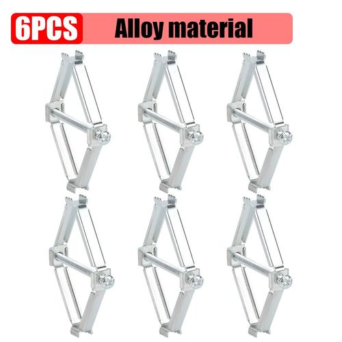 Bote sombre de rparation de cassette,86mm,interrupteur  vis,ancienne prise,partenaires de remplacement,bote de rparation murale,support le plus rcent - Type 6PCS Alloy