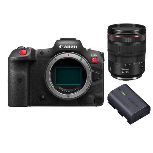 Botier Canon EOS R5C + RF 24-105 mm f4L IS USM + batterie LP-E6NH